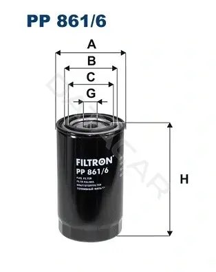 Топливный фильтр FILTRON PP861/6