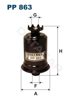 Топливный фильтр FILTRON PP863
