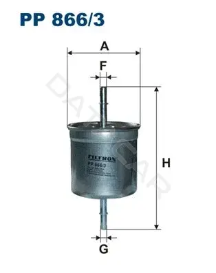 Топливный фильтр FILTRON PP866/3