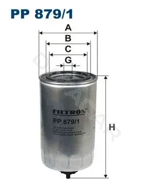 Топливный фильтр FILTRON PP879/1