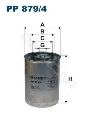 Топливный фильтр FILTRON PP879/4