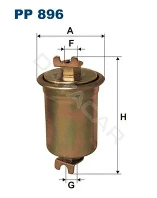 Топливный фильтр FILTRON PP896