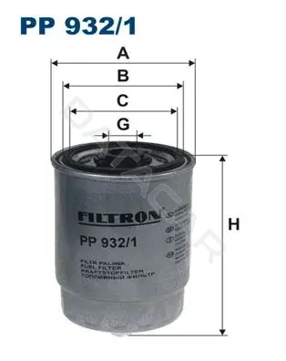 Топливный фильтр FILTRON PP932/1