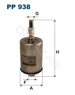 Топливный фильтр FILTRON PP938