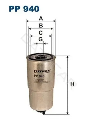 Топливный фильтр FILTRON PP940