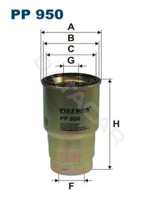Топливный фильтр FILTRON PP950