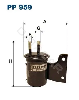Топливный фильтр FILTRON PP959