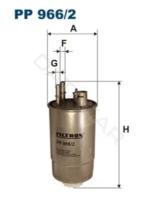 Топливный фильтр FILTRON PP966/2