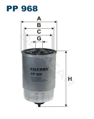 Топливный фильтр FILTRON PP968