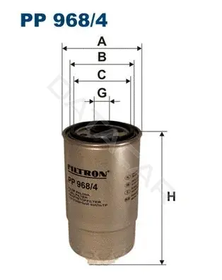 Топливный фильтр FILTRON PP968/4