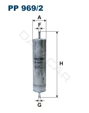 Топливный фильтр FILTRON PP969/2
