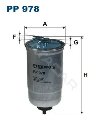 Топливный фильтр FILTRON PP978