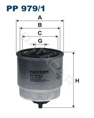 Топливный фильтр FILTRON PP979/1