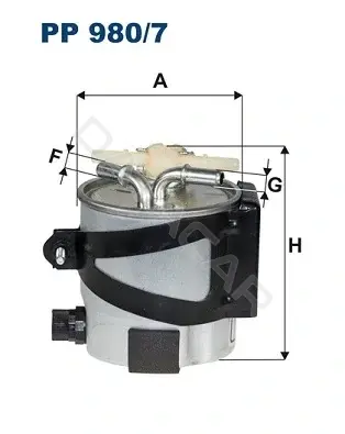 Топливный фильтр FILTRON PP980/7