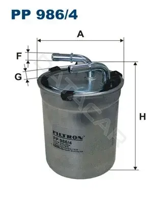 Топливный фильтр FILTRON PP986/4