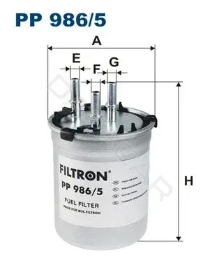 Топливный фильтр FILTRON PP986/5