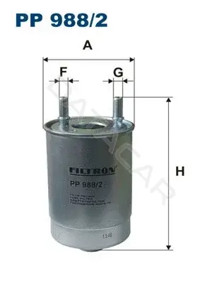 Топливный фильтр FILTRON PP988/2