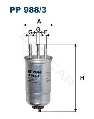 Топливный фильтр FILTRON PP988/3
