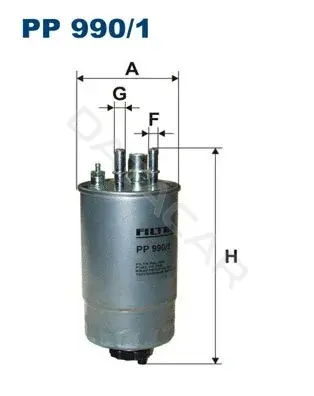 Топливный фильтр FILTRON PP990/1