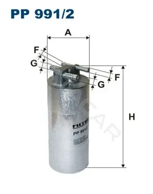 Топливный фильтр FILTRON PP991/2