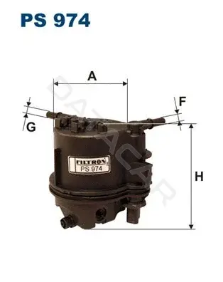 Топливный фильтр FILTRON PS974