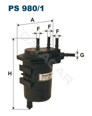 Топливный фильтр FILTRON PS980/1