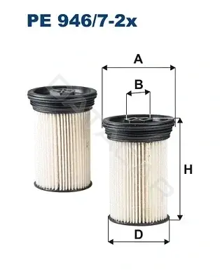 Топливный фильтр FILTRON PE946/7-2x