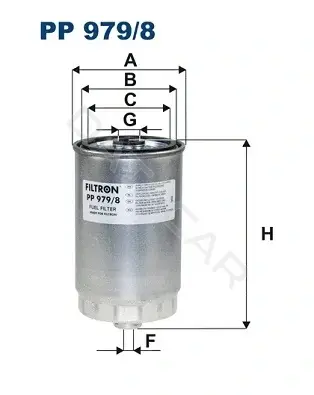 Топливный фильтр FILTRON PP979/8