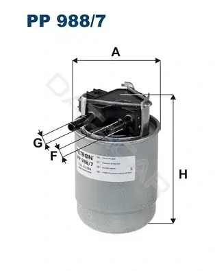 Топливный фильтр FILTRON PP988/7