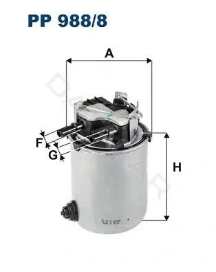 Топливный фильтр FILTRON PP988/8