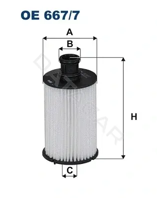 Масляный фильтр FILTRON OE667/7