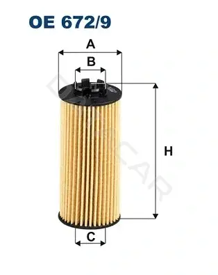 Масляный фильтр FILTRON OE672/9
