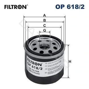 Масляный фильтр FILTRON OP618/2