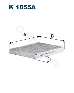 Фильтр салонный FILTRON K1055A