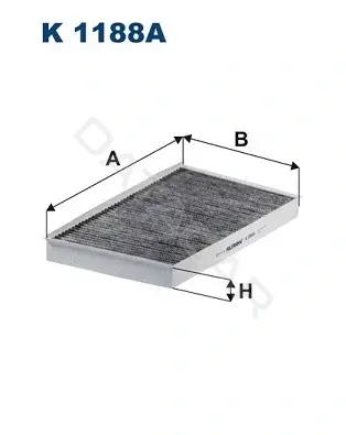 Фильтр салонный FILTRON K1188A