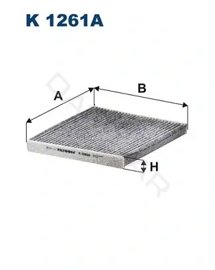Фильтр салонный FILTRON K1261A
