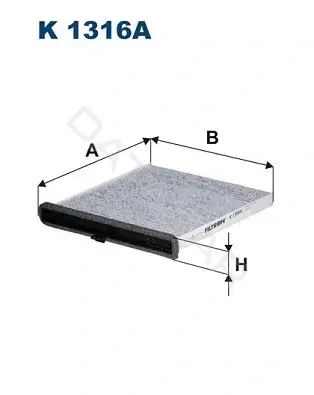 Фильтр салонный FILTRON K1316A