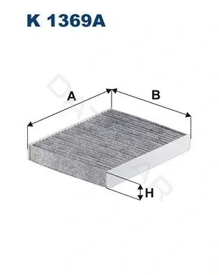 Фильтр салонный FILTRON K1369A