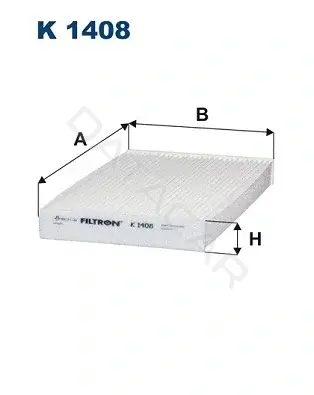 Фильтр салонный FILTRON K1408