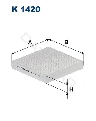 Фильтр салонный FILTRON K1420
