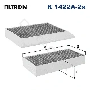 Фильтр салонный FILTRON K1422A-2x