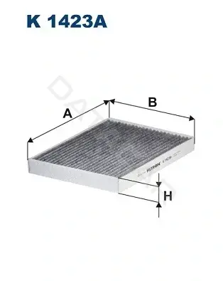 Фильтр салонный FILTRON K1423A