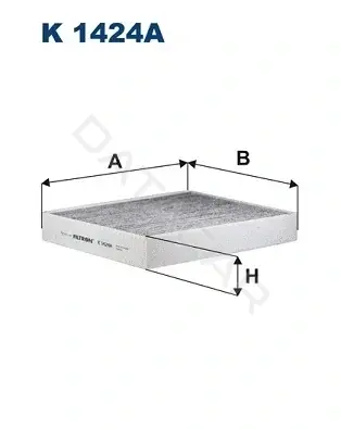 Фильтр салонный FILTRON K1424A