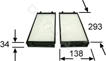 Фильтр салонный Azumi AC32154CSET