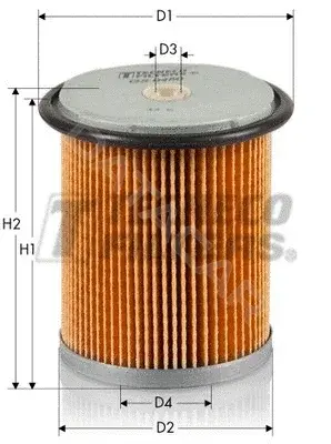 Топливный фильтр TECNECO FILTERS GS0450
