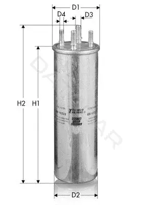 Топливный фильтр TECNECO FILTERS GS10222