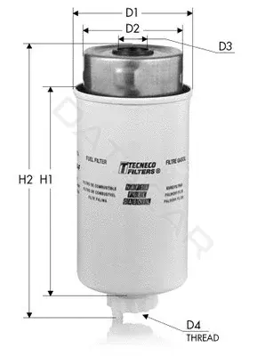 Топливный фильтр TECNECO FILTERS GS10223