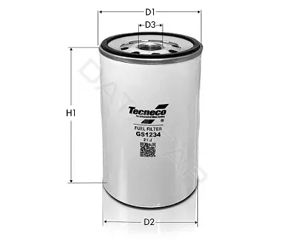 Топливный фильтр TECNECO FILTERS GS1234