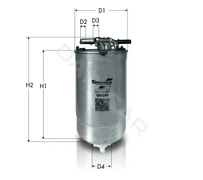 Топливный фильтр TECNECO FILTERS GS219