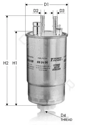 Топливный фильтр TECNECO FILTERS GS24/00